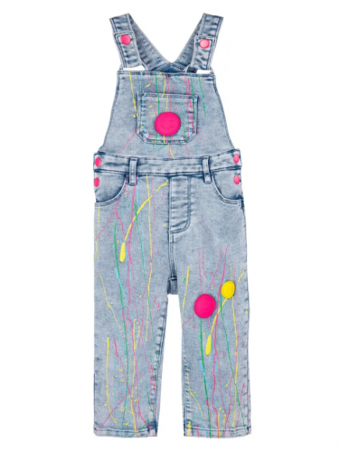 1163 р.  1918 р.  Полукомбинезон детский текстильный джинсовый для девочек