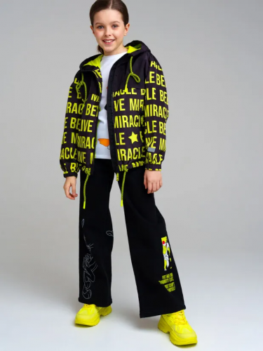 2164 р.  3498 р.  Куртка текстильная с полиуретановым покрытием для девочек (ветровка)