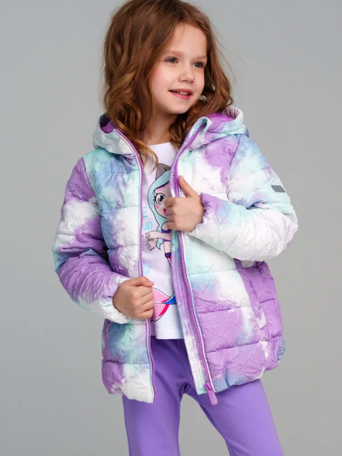 3040 р.  3272 р.  Куртка текстильная с полиуретановым покрытием для девочек