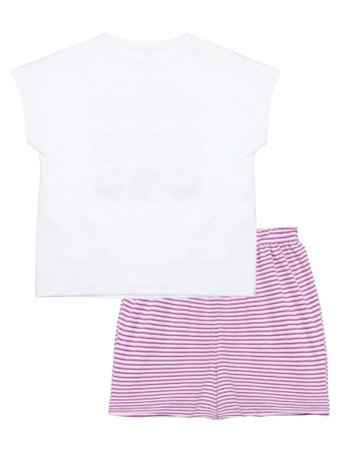 709 р.  958 р.  Комплект трикотажный для девочек: фуфайка (футболка), шорты