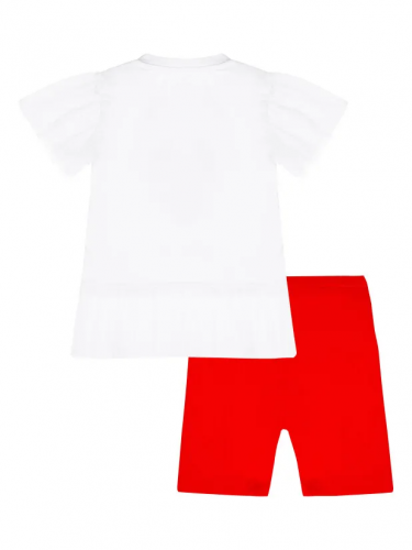 856 р.  903 р.  Комплект детский трикотажный для девочек: фуфайка (футболка), брюки (легинсы)