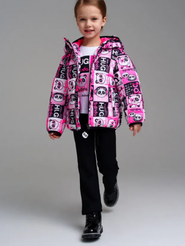 2935 р.  3159 р.  Куртка текстильная с полиуретановым покрытием для девочек
