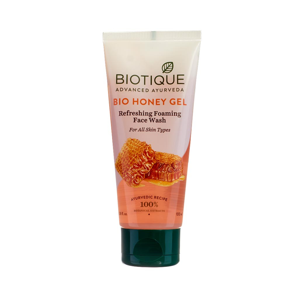 BIOTIQUE Honey Gel Soothe & Nourish Foaming Face Wash Успокаивающий и питательный гель для умывания с мёдом 100мл