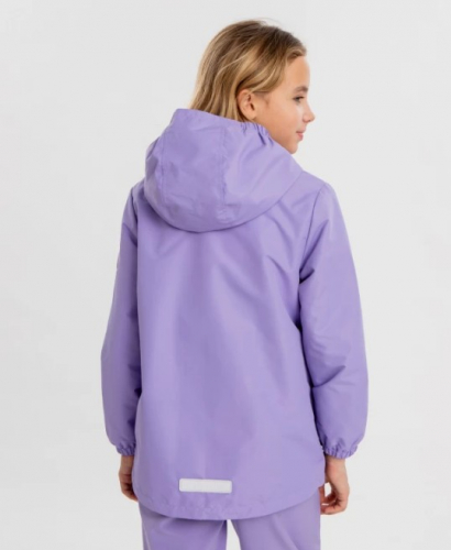2520 р  3600 р   Ветровка softshell с капюшоном фиолетовая для девочки
