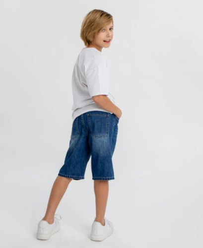 1365 р  1950 р    Шорты джинсовые синие для мальчика