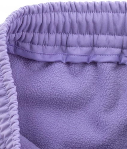 2450 р  3500 р     Брюки-джоггеры с поясом на резинке фиолетовые для девочки