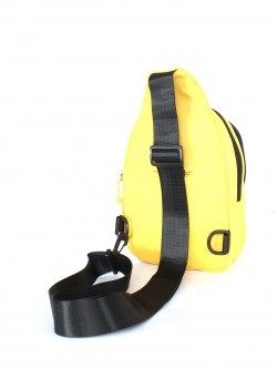 Рюкзак (сумка) Battr-003 (однолямочный), 2отд, плечевой ремень, 1внеш+1внут/ карм, желтый 257864