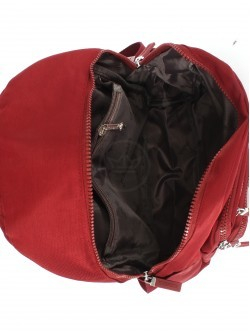 Рюкзак жен текстиль YUST-68040, 1отд, 6внеш+3внут/карм, бордо 255516