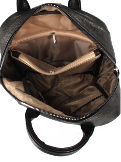 Рюкзак жен искусственная кожа ADEL-238, (формат А 4), 1отдел, черный флотер 256592