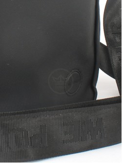 Сумка мужская текстиль HSH-1251, 2отд, плечевой ремень, черный 259026