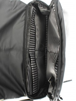 Сумка мужская текстиль HSH-1100-31, 1отд, плечевой ремень, черный 259019