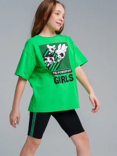 1284 р.  1353 р.  Комплект трикотажный для девочек: фуфайка (футболка), брюки (легинсы)