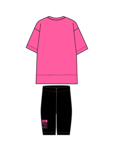 1043 р.  1467 р.  Комплект трикотажный для девочек: брюки (легинсы укороченные), фуфайка (футболка)