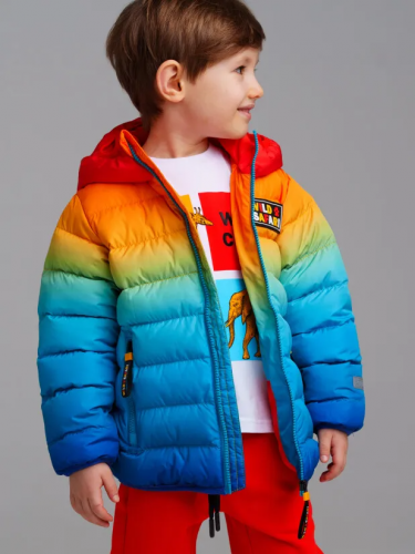 3250 р.  3498 р.  Куртка текстильная с полиуретановым покрытием для мальчиков