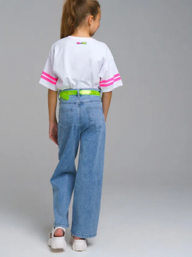 1369 р.  1918 р.  Брюки текстильные джинсовые для девочек