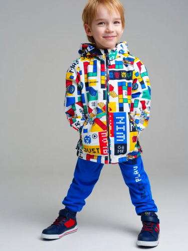 1947 р.  3159 р.  Куртка текстильная с полиуретановым покрытием для мальчиков (ветровка)