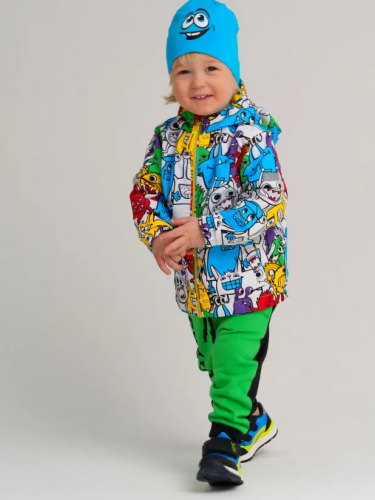 1981 р.  3384 р.  Куртка детская текстильная с полиуретановым покрытием для мальчиков (ветровка)
