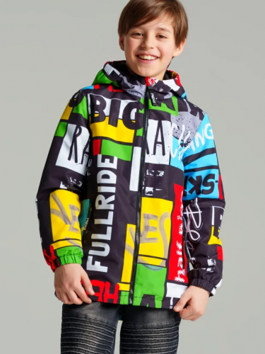 2270 р.  3723 р.  Куртка текстильная с полиуретановым покрытием для мальчиков (ветровка)