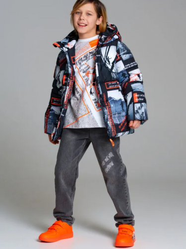 3322 р.  3723 р.  Куртка текстильная с полиуретановым покрытием для мальчиков