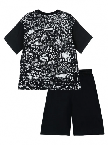 1123 р.  1579 р.  Комплект трикотажный для мальчиков: фуфайка (футболка), шорты