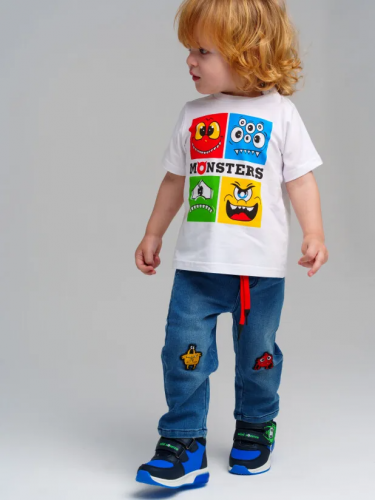321 р.  564 р.  Фуфайка детская трикотажная для мальчиков (футболка)