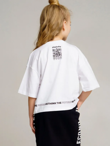 577 р.  802 р.  Фуфайка трикотажная для девочек (футболка)