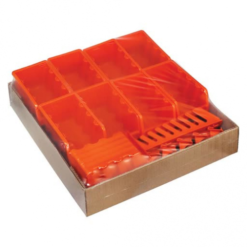 Органайзер настенный с лотками (набор) Оранжевый