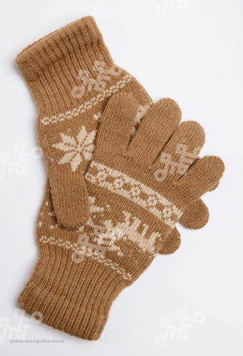 Перчатки взрослые из монгольской шерсти         (арт. 04125), ООО МОНГОЛКА