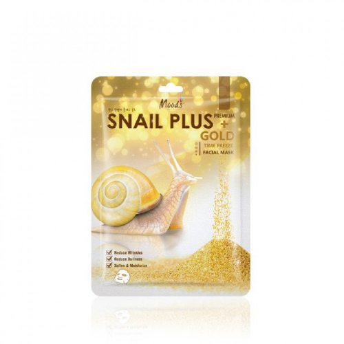 [BELOV] Маска для лица тканевая УЛИТКА И БИОЗОЛОТО Snail Plus Gold Time Freeze Facial Mask, 38 мл