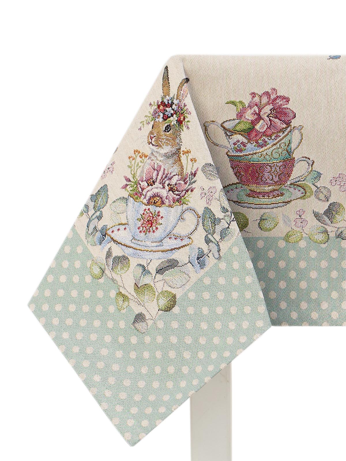 Зайки сладкоежки Скатерть 140х140 см 239499
