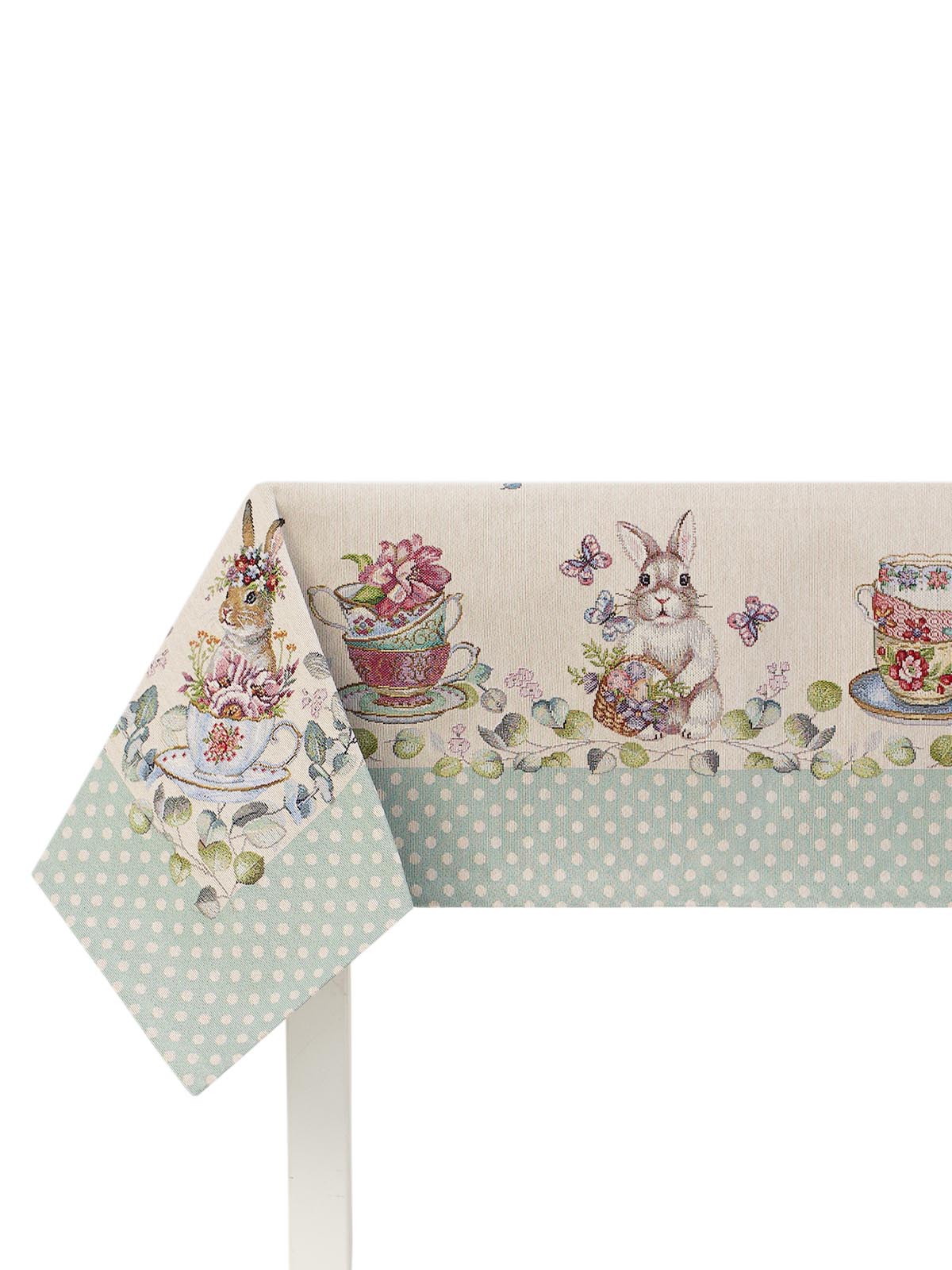 Зайки сладкоежки Скатерть 140х140 см 239499