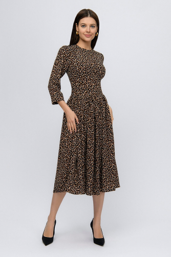 Платье 1001 DRESS #890691Черный (принт)