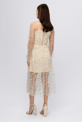 Платье 1001 DRESS #890689Бежевый