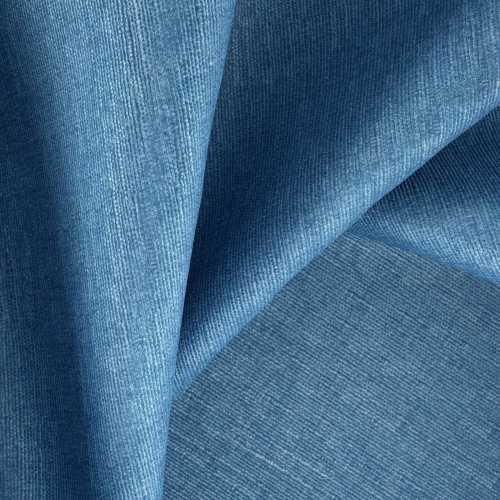 Плотная портьерная ткань Shore цвет cadet синий 304 см (каталог Littoral, Складская коллекция Elegancia)