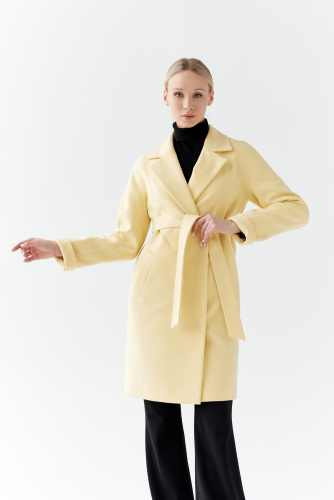 Пальто 20990  (желтый)
