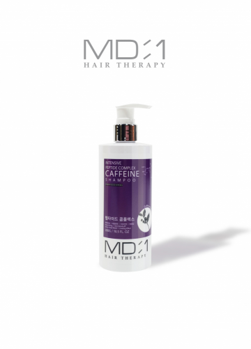 [MED B] Шампунь для волос укрепляющий КОФЕИН / ПЕПТИДНЫЙ КОМПЛЕКС MD-1 Hair Therapy Intensive Peptide Complex Caffeine Shampoo, 300 мл