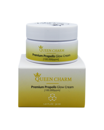 [QUEENCHARM] Крем для лица наполняющий сиянием ПРОПОЛИС 10% Premium Propolis Glow Cream, 30 мл