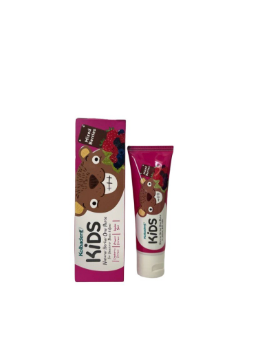 [KOLBADENT] Зубная паста детская органическая ЯГОДЫ Kids Natural Oral Paste Mixed Berries, 50 гр