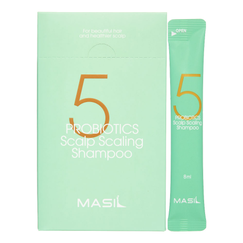 [MASIL] Шампунь для глубокого очищения кожи головы Masil 5 Probiotics Scalp Scaling Shampoo, 8 мл х 20 шт.