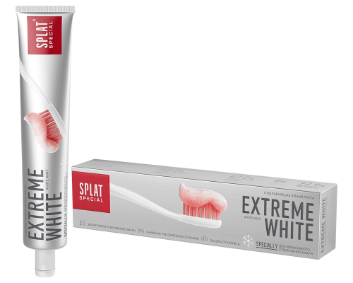 [SPLAT] Зубная паста ЭКСТРА ОТБЕЛИВАНИЕ для эффективного отбеливания зубов Special Extreme White, 75 мл
