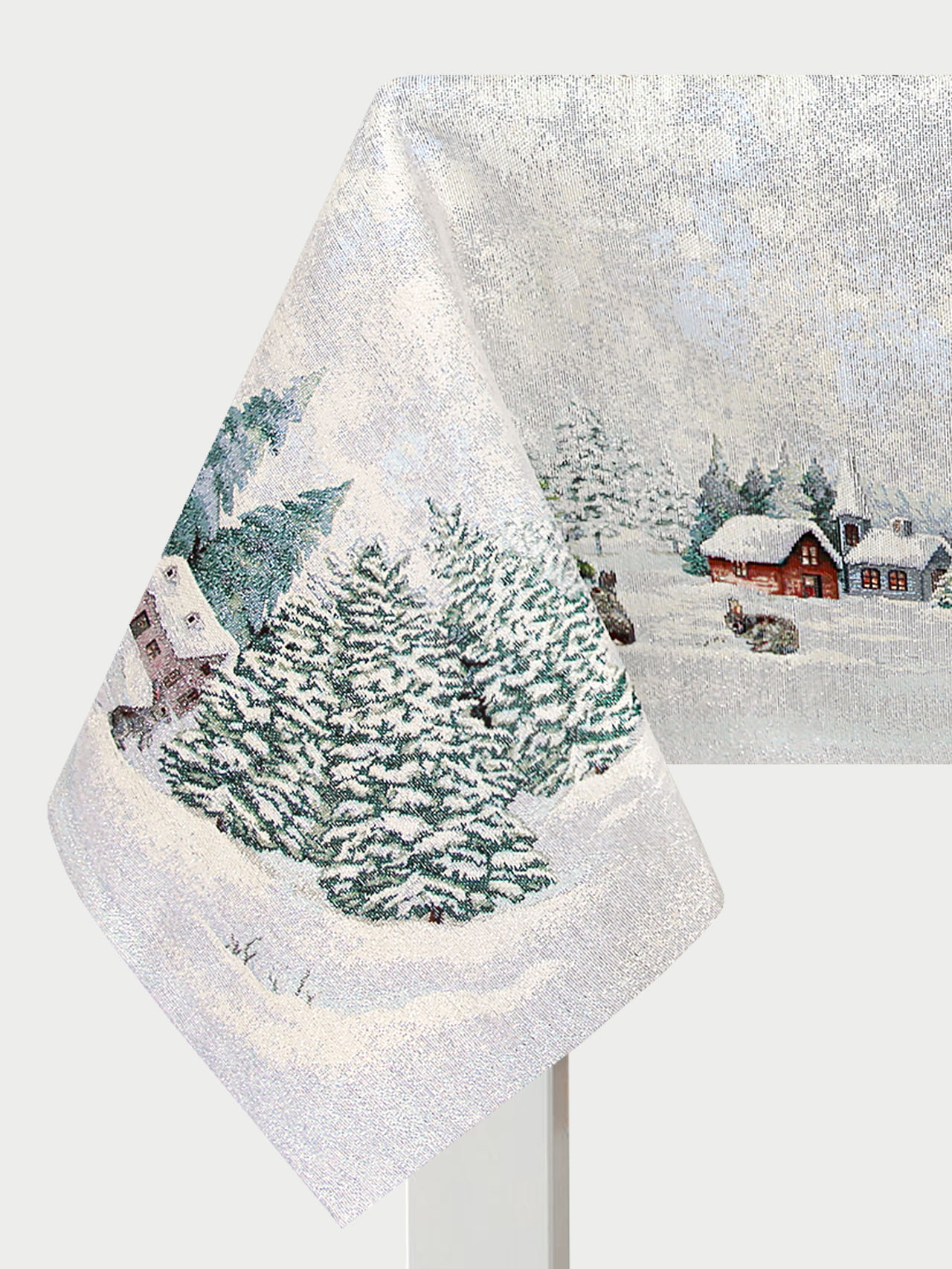 Пушистые проказники Скатерть 140х180 см 2312449 серебро