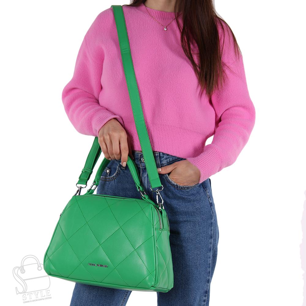 Сумка женская 592905-8 green Velina Fabbiano/50