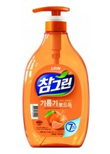 LION Chamgreen Cheonhyehyang pump Средство для мытья посуды с экстрактом японского мандарина 