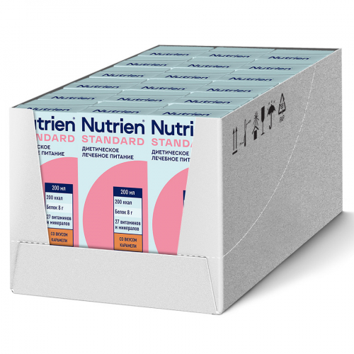 НАБОР Нутриэн Стандарт стерилизованный со вкусом карамели 200 мл (упаковка 18 шт)