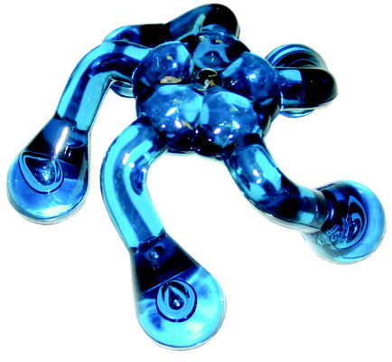 Массажер медицинский Торг Лайнс Лапонька-1 (пять массажных элементов гладкий) (синий)