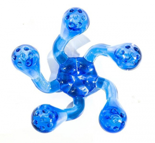 Массажер медицинский Торг Лайнс Лапонька-2 (пять массажных элементов с шипами) (синий)