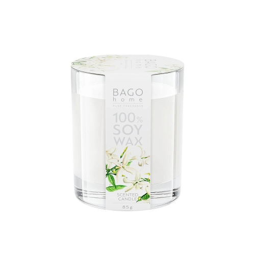Белый жасмин BAGO home ароматическая свеча 85 г