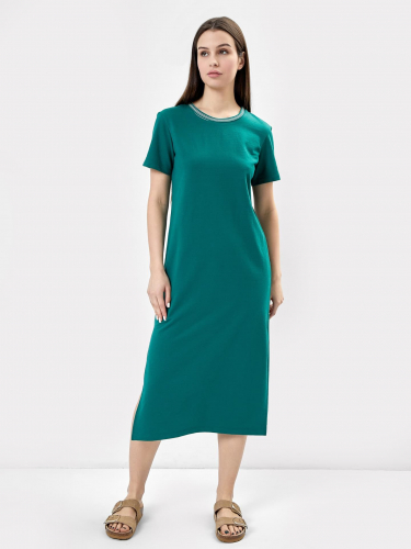 Платье женское в темно-зеленом цвете