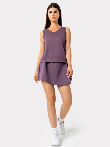 Юбка-шорты женская в фиолетовом оттенке