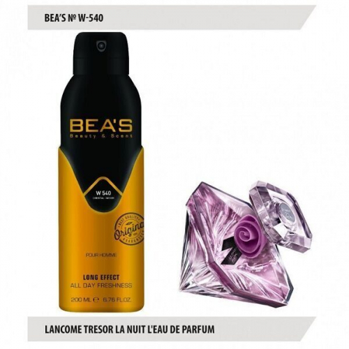 Дезодорант BEA'S W 540 - Lancome La Nuit Tresor L`eau (Для женщин) 200ml копия